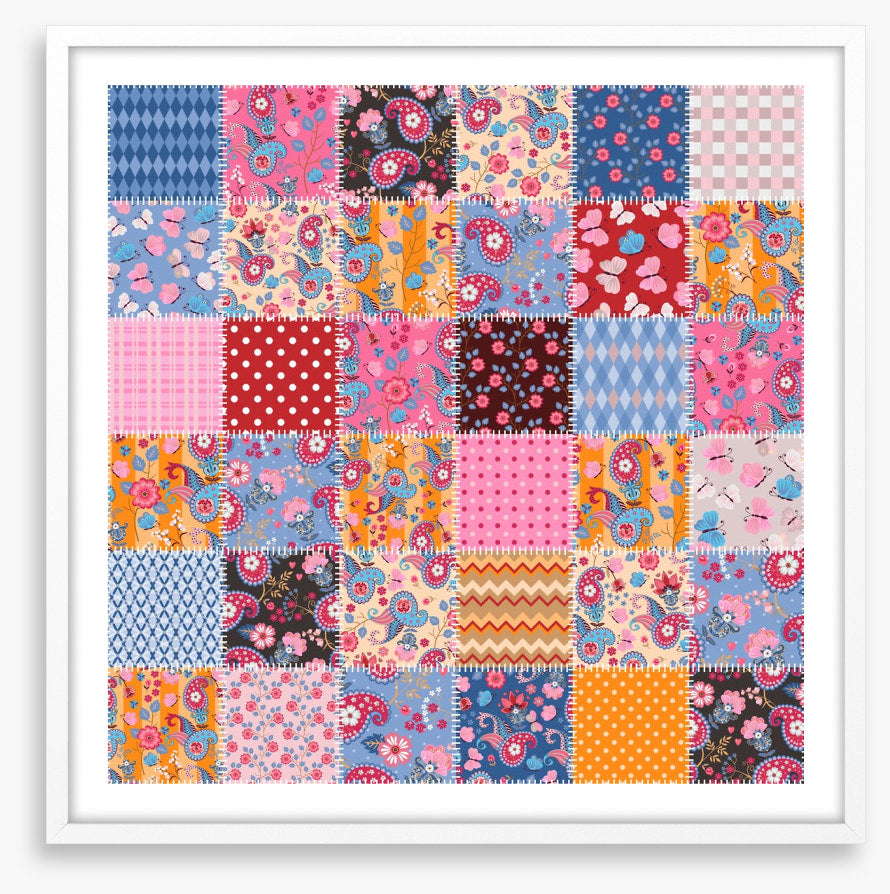 Paisley pops patchwork