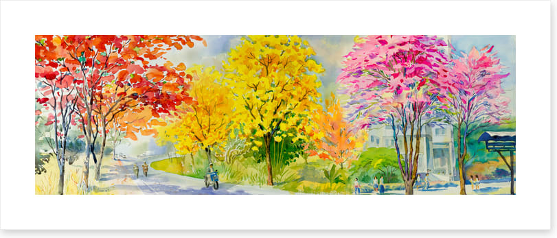 From autumn to spring