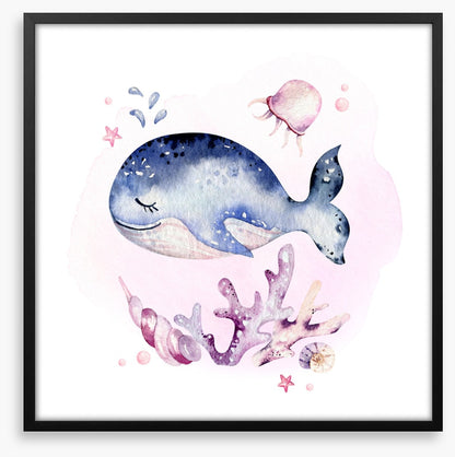 Sleepy whale