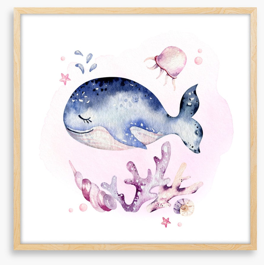 Sleepy whale