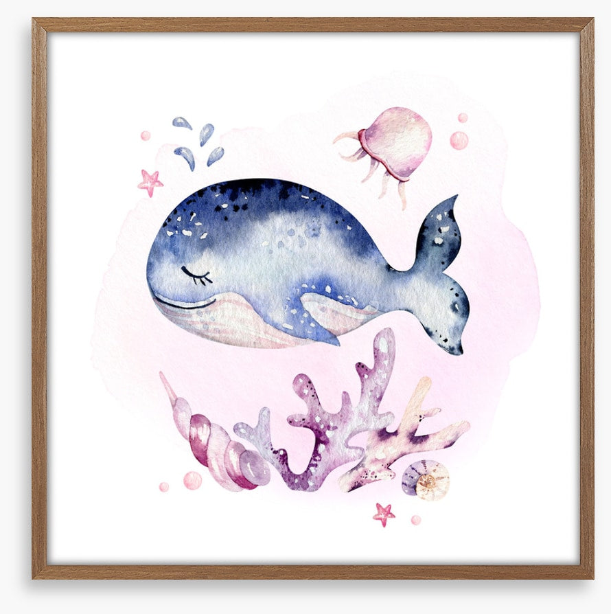 Sleepy whale