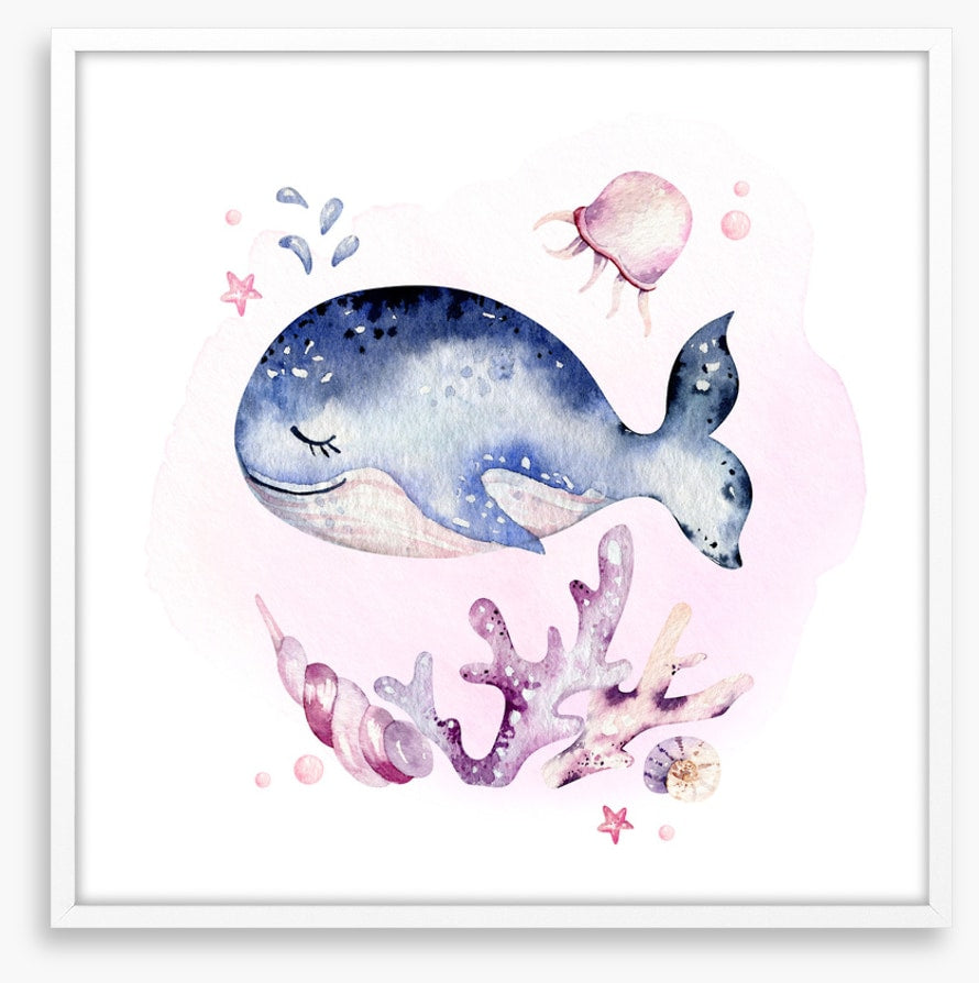 Sleepy whale