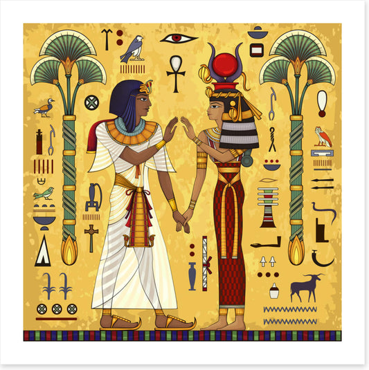 Hathor and Horus