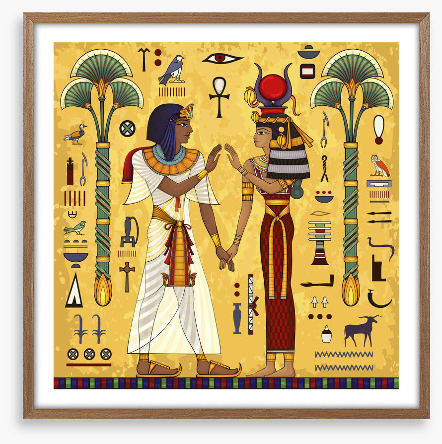Hathor and Horus