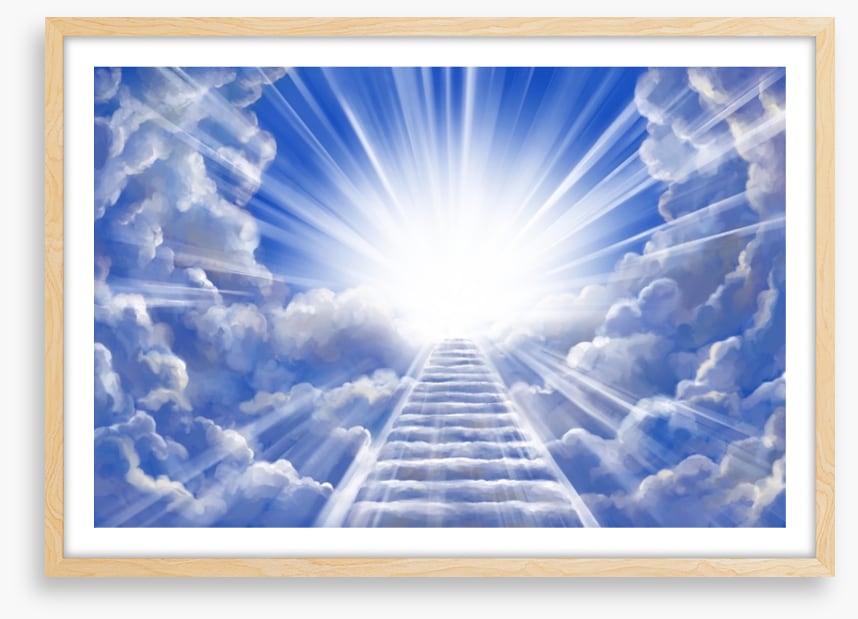 To the pearly gates