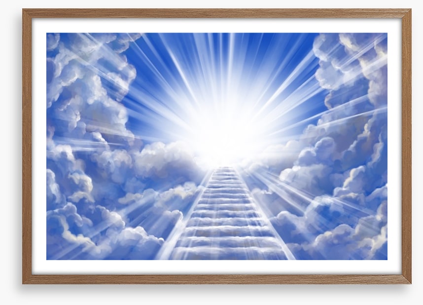 To the pearly gates