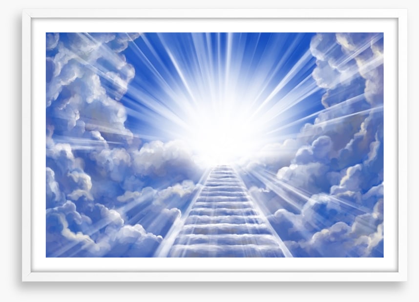 To the pearly gates