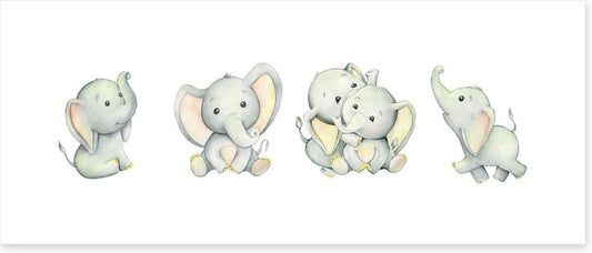 Little elephant panoramic