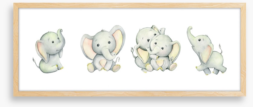 Little elephant panoramic