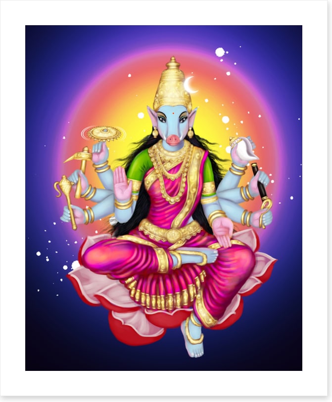 The boar-faced goddess