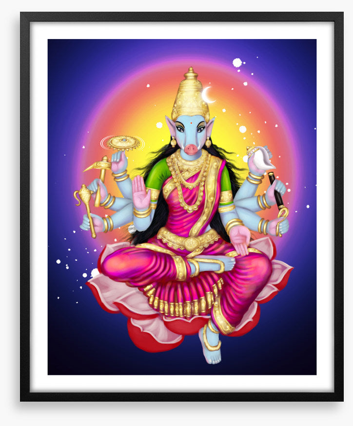 The boar-faced goddess