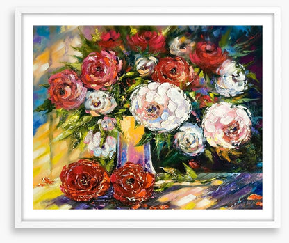 Asters in the afternoon