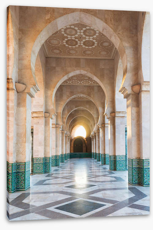 Below the arches