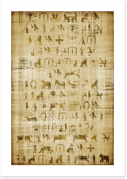 Papyrus pictograms