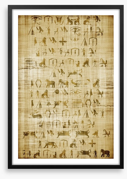 Papyrus pictograms