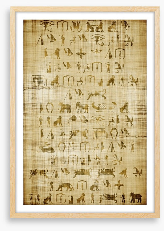 Papyrus pictograms
