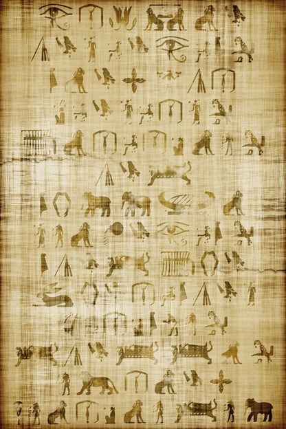 Papyrus pictograms