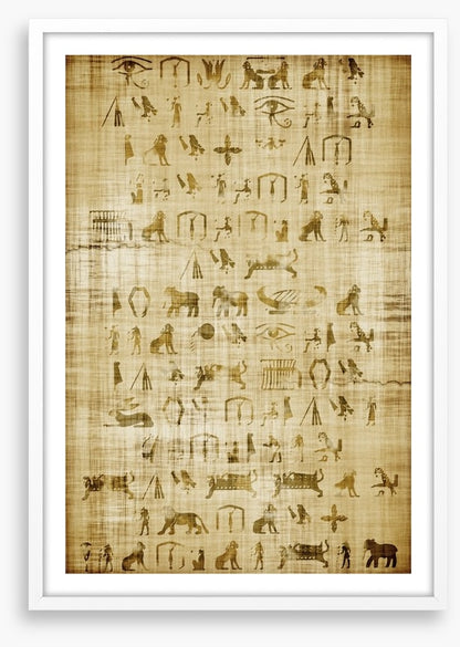 Papyrus pictograms