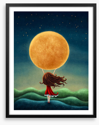 Holding the moon