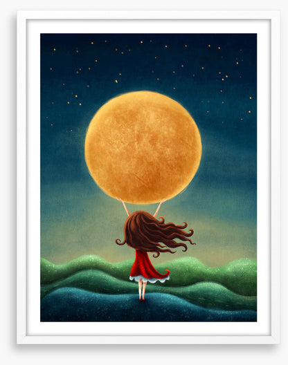 Holding the moon