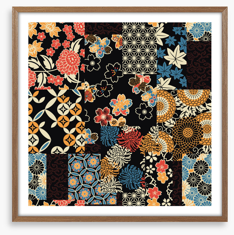 Oriental musk patchwork