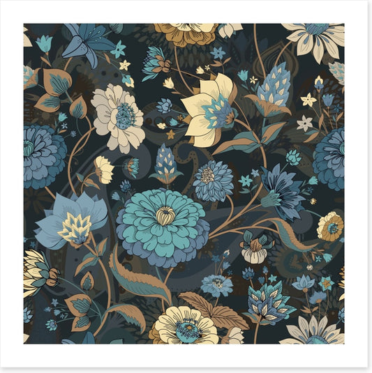 Blue bloom darkness
