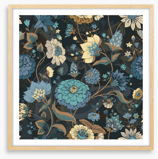 Blue bloom darkness