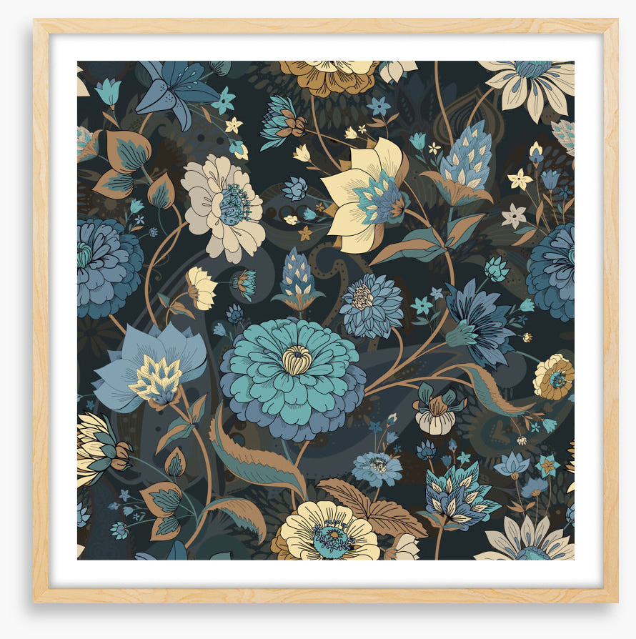 Blue bloom darkness