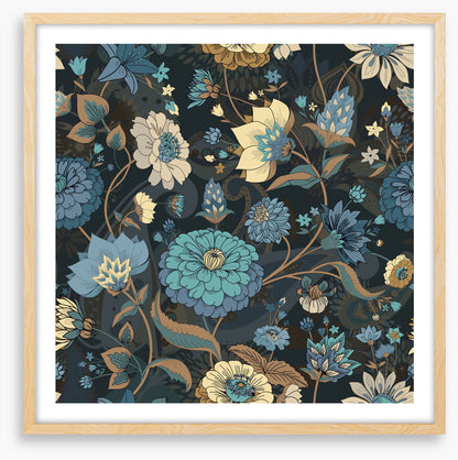 Blue bloom darkness