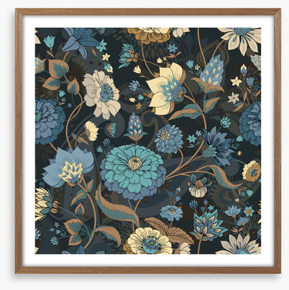 Blue bloom darkness