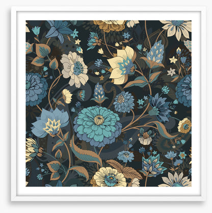 Blue bloom darkness
