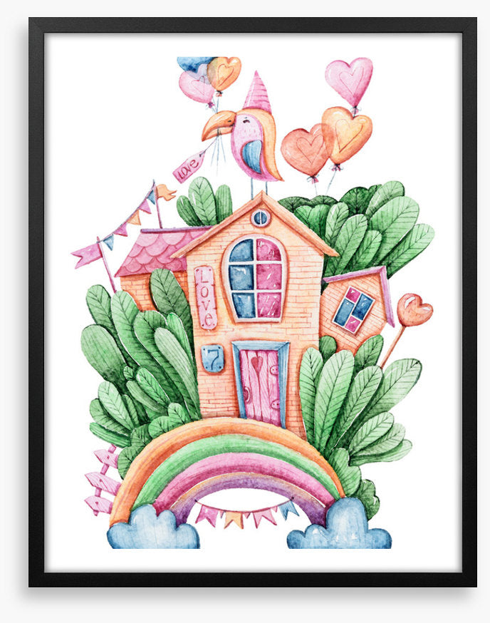 The rainbow house