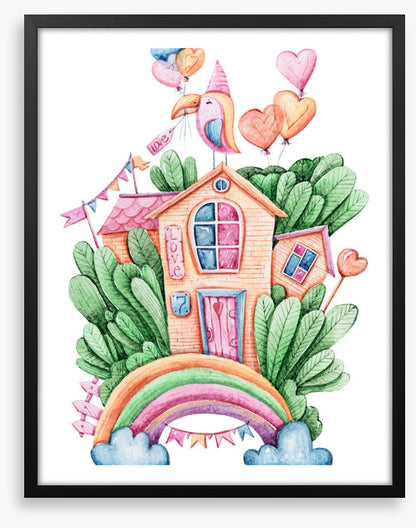 The rainbow house