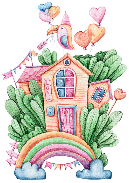The rainbow house