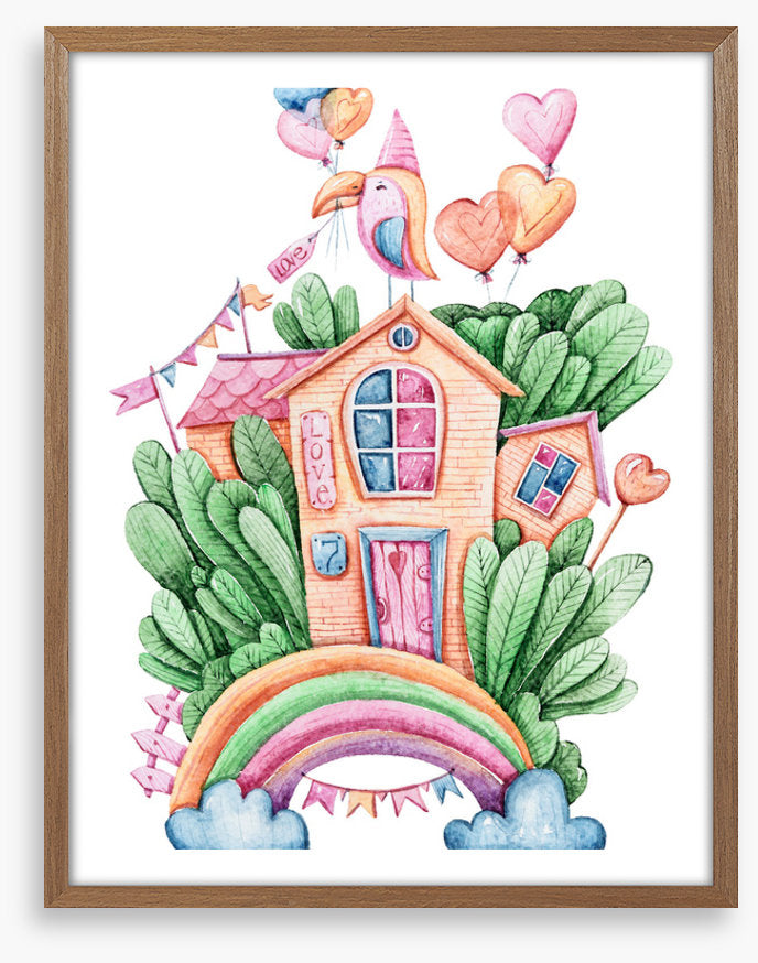 The rainbow house