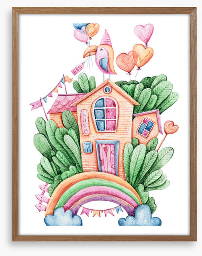 The rainbow house