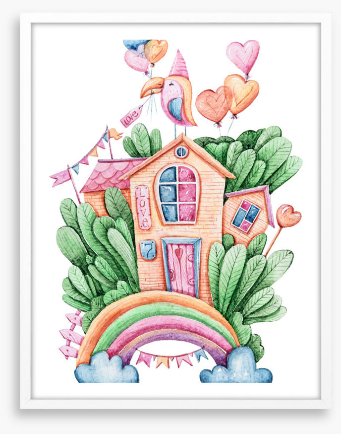 The rainbow house