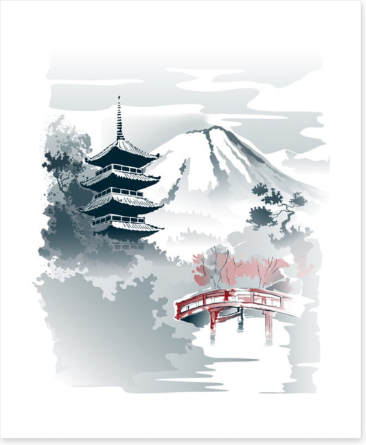Bridge to the pagoda