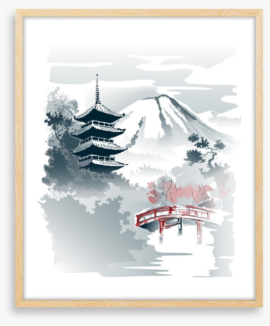 Bridge to the pagoda