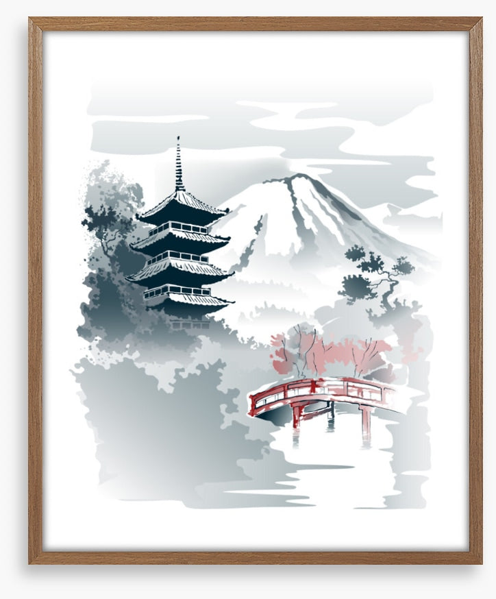 Bridge to the pagoda