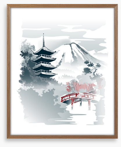 Bridge to the pagoda