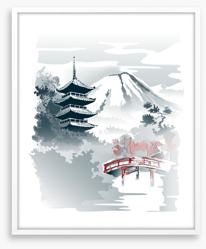 Bridge to the pagoda