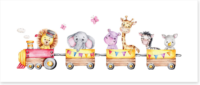 The animal train
