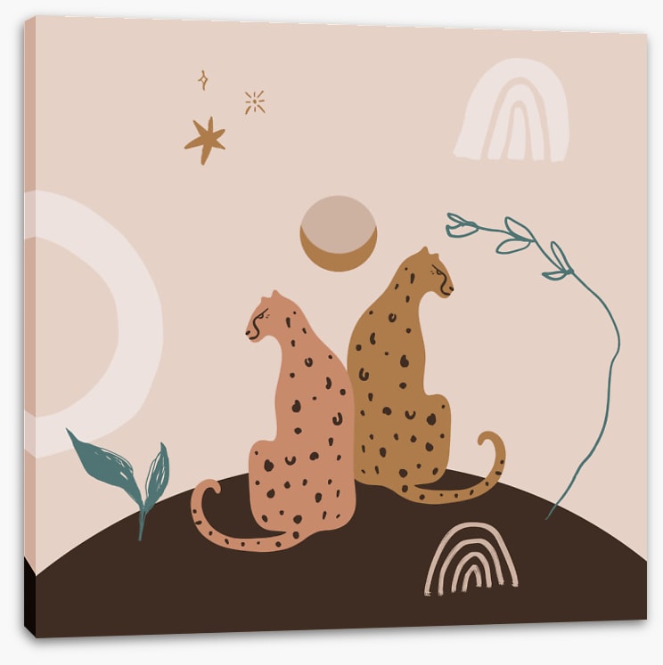 Leopard love