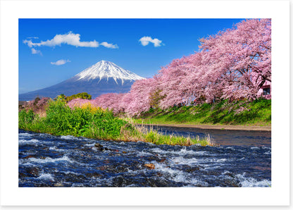 Flowing to Mt Fuji