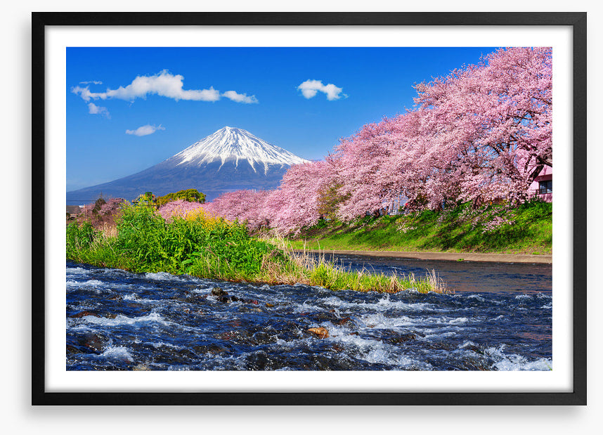Flowing to Mt Fuji