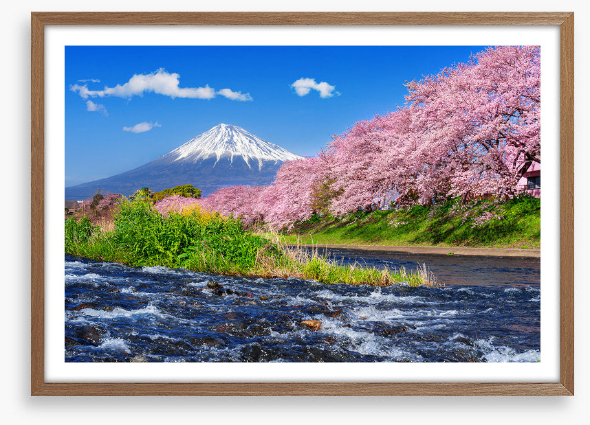 Flowing to Mt Fuji