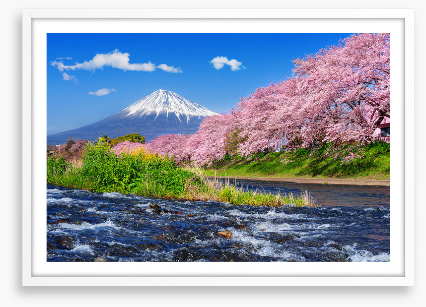 Flowing to Mt Fuji