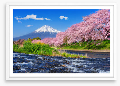 Flowing to Mt Fuji
