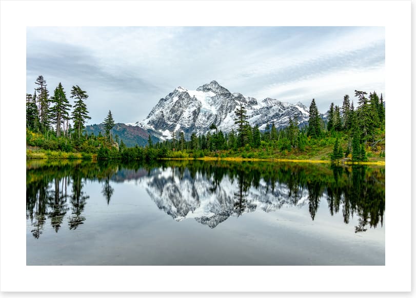 Shuksan lake reflections